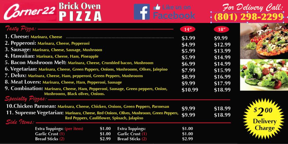 Corner 22 10.Chicken Parmean